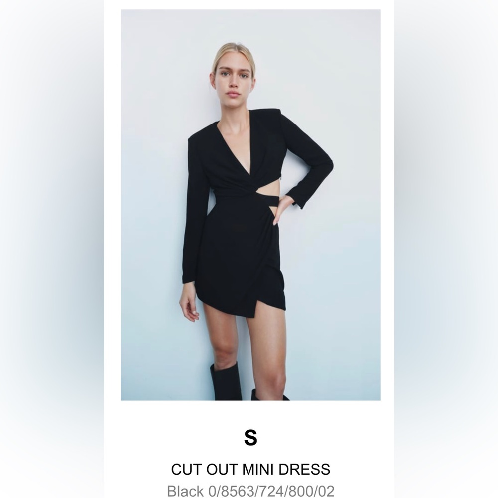 Zara Cut Out Mini Dress